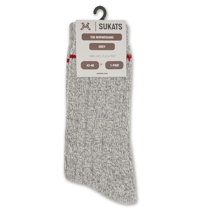 Sukats® Los noruegos | 3 o 6 pares | Calcetines noruegos | Calcetines de lana | Gris o Antracita | Múltiples tamaños