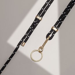 LANYARD SLEUTELHOUDER (ZWART REFLECT)