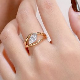 Blændende Marquise Moissanite Ring