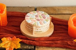 DIY-Paket Mosaik-Untersetzer (inkl. Halter)