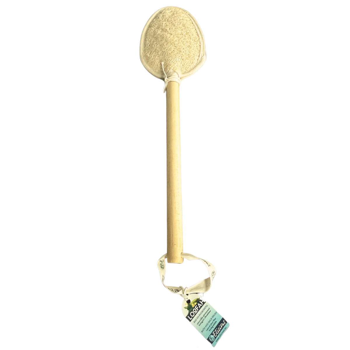 Pędzel do kąpieli Loofah z drewnianą łodygą