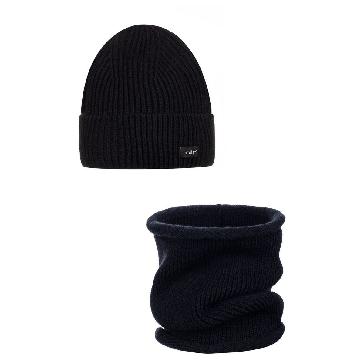 Gorro y bufanda con lana SESIL - ROSA
