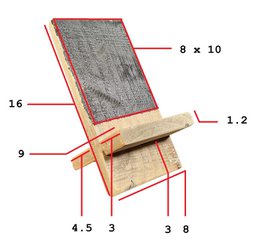 blackboard simple 16/8 old dutch