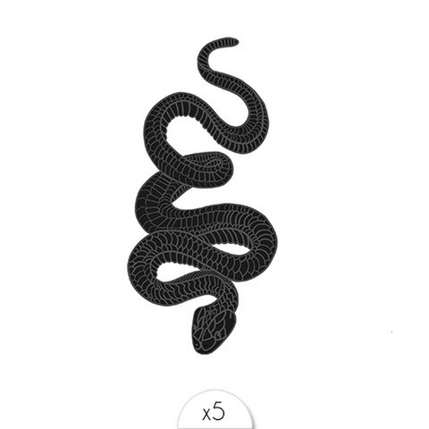 Tijdelijke tattoo: Slang