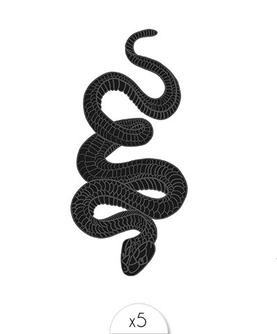 Tijdelijke tattoo: Slang