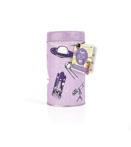 METAL BOX + COLOR CLIP+ STICKY NOTEBOOK+25 G GLOW IN THE DARK + 15 G STANDARD