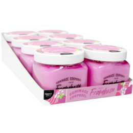 Body scrub 470 gr - Raspberry scent - FRENCH TENDANCE