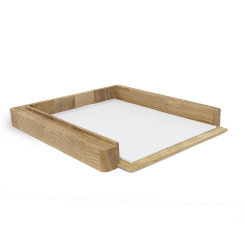 Papierlade, Enkele papierlade, Houten lade
