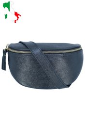 Riñonera en piel metalizada brillante iridiscente Talla M IT2516