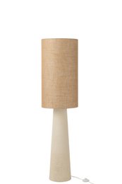 J-line ständerlampe ava faser faser/jute naturel klein