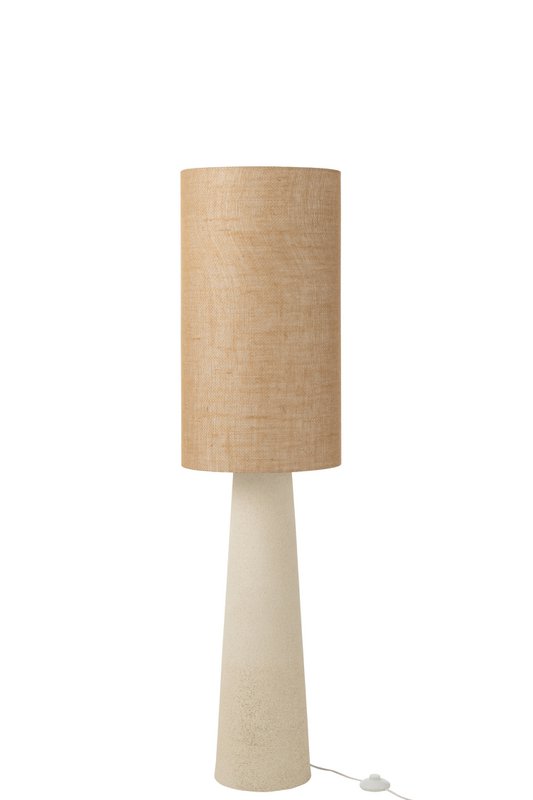 J-line ständerlampe ava faser faser/jute naturel klein