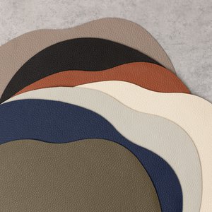 Tischset und Untersetzer aus Leder MILLSTONES