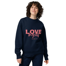 LOVE Myself Unisex øko sweatshirt