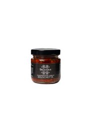 Bruschetta tapenade, a savory spread made with olives, garlic, and herbs, perfect for topping bread or crackers.