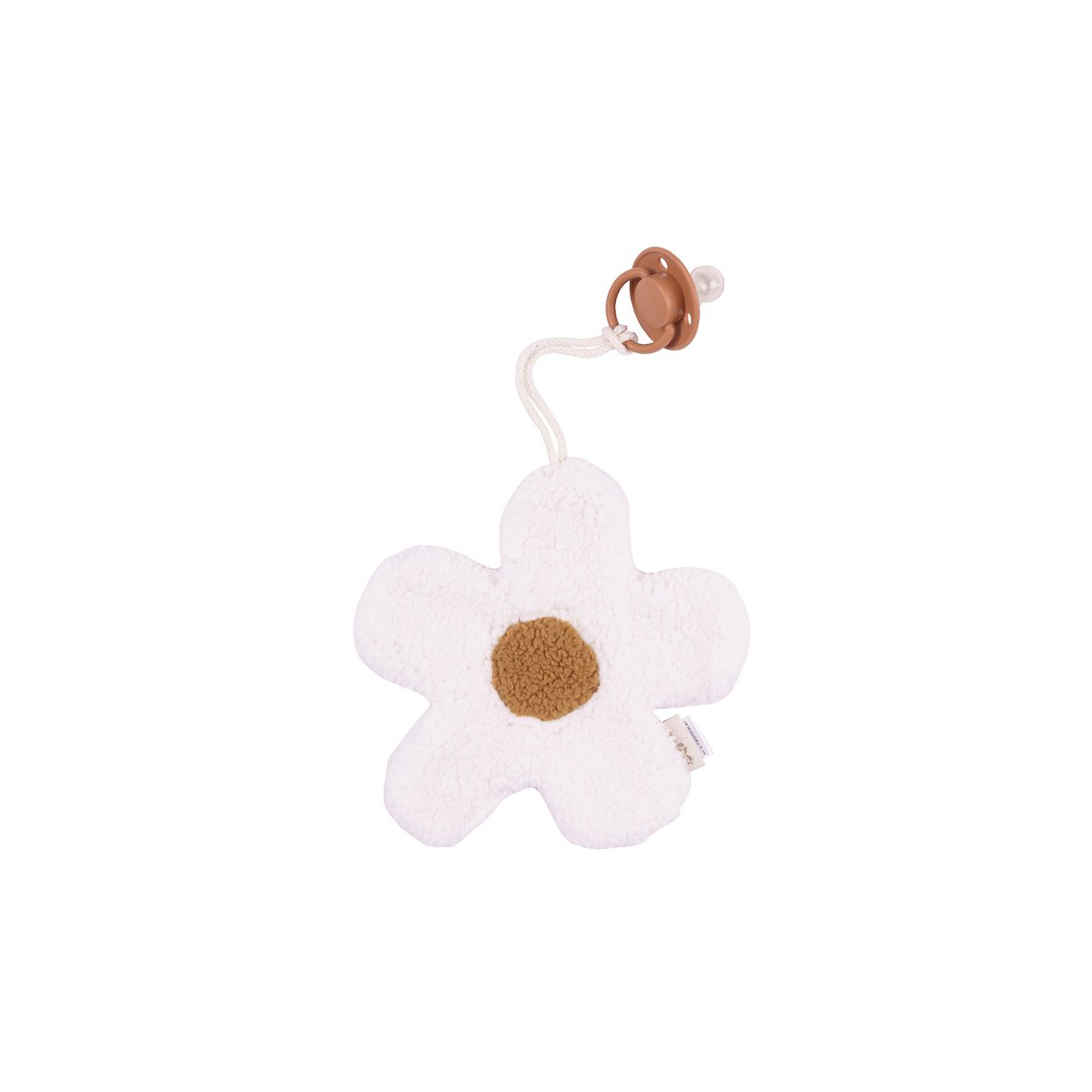 PACIFIER HOLDER/CUDDLY TOY DAISY