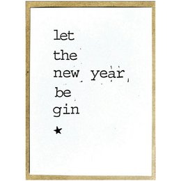 Lass das neue Jahr Gin sein