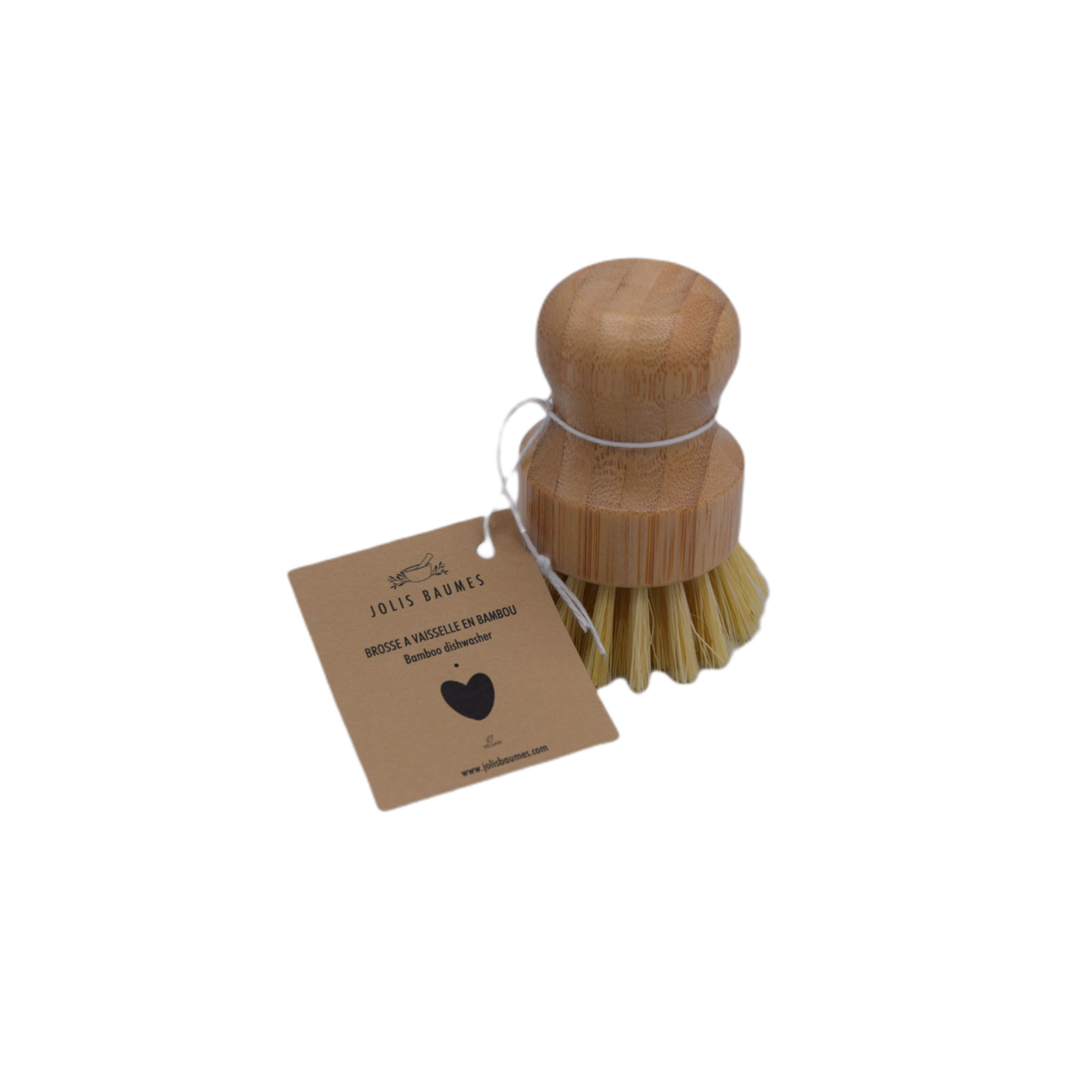 Bamboo dish brush