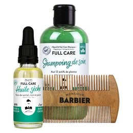 THE BARBE & CHEVEUX BOX - Set per la cura della barba e dei capelli da uomo