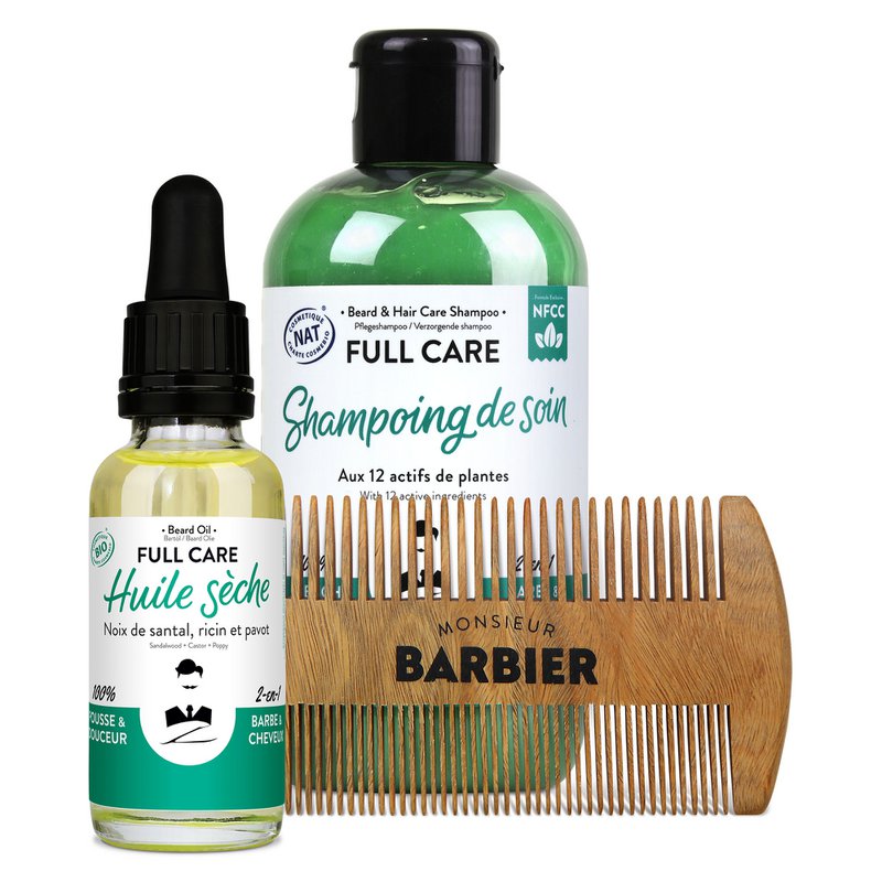 THE BARBE & CHEVEUX BOX - Set per la cura della barba e dei capelli da uomo