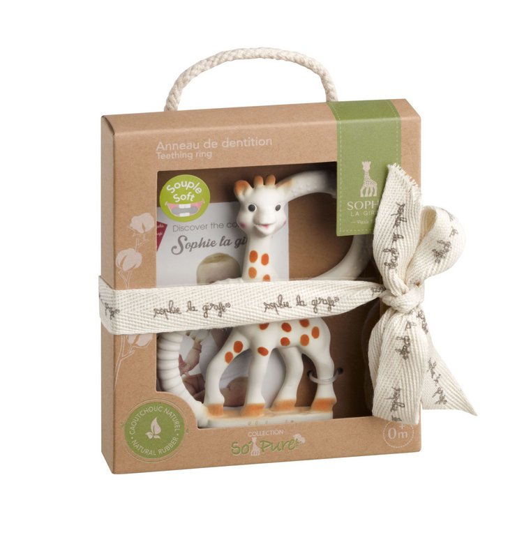 Sophie the giraffe So'Pure teether, very soft