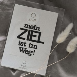 IJzerafbeelding "Mijn doel is in de weg!"