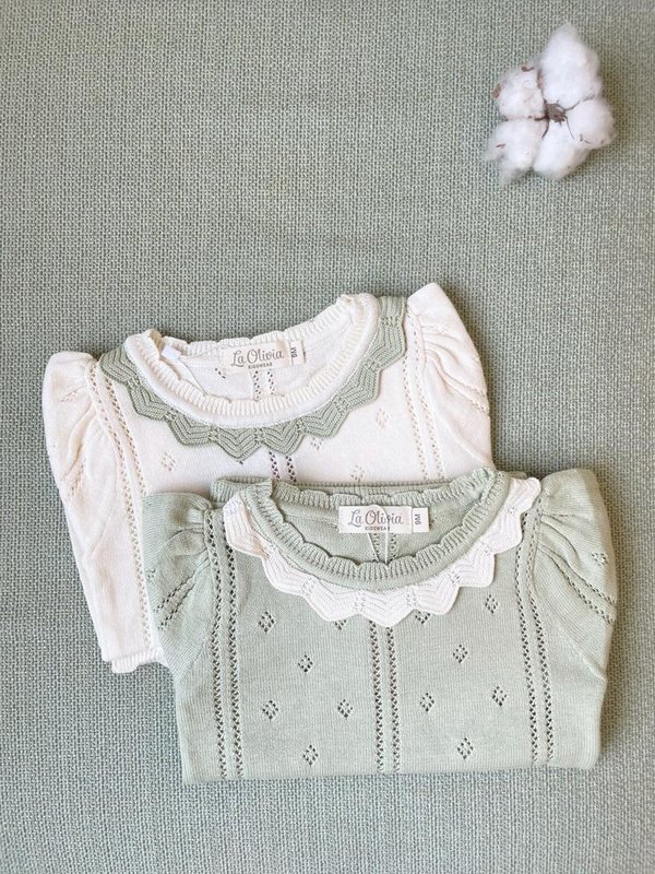 Completo in maglia Anna (Top e pantaloni)