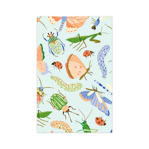Mini card pattern creepy crawlies
