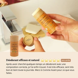 Solid deodorant with cocoa butter