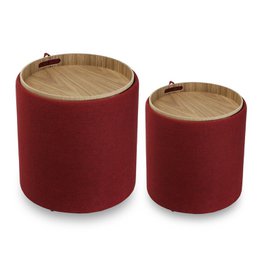 SET 2 POUF DE RANGEMENT