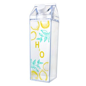 Drinking bottle 750 ml Transparent Plastic Lemons