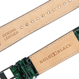 Apple Watch armbånd MILANO design grøn (adapter sort)
