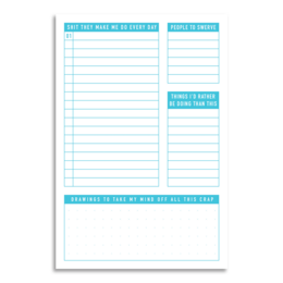 'Shit They Make Me Do Every Day' A6 Planner
