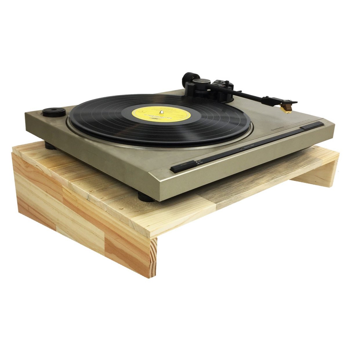 Durable wall rack FENCY - shelf record player (46x38 cm)