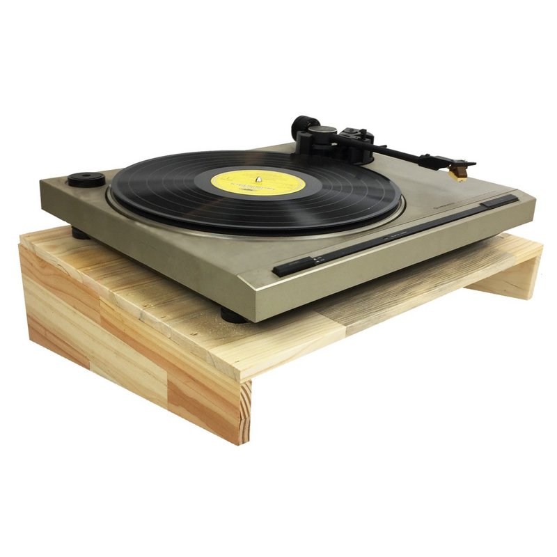 Durable wall rack FENCY - shelf record player (46x38 cm)