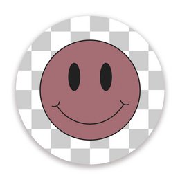 Wandkreis-Set Smileys Pink