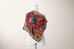 Foulard Medusa's Flower 100% Seta (3 colori)