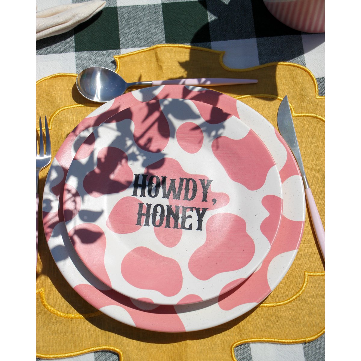 Dessertplaat "Howdy Honey" cowgirl -tijdperk