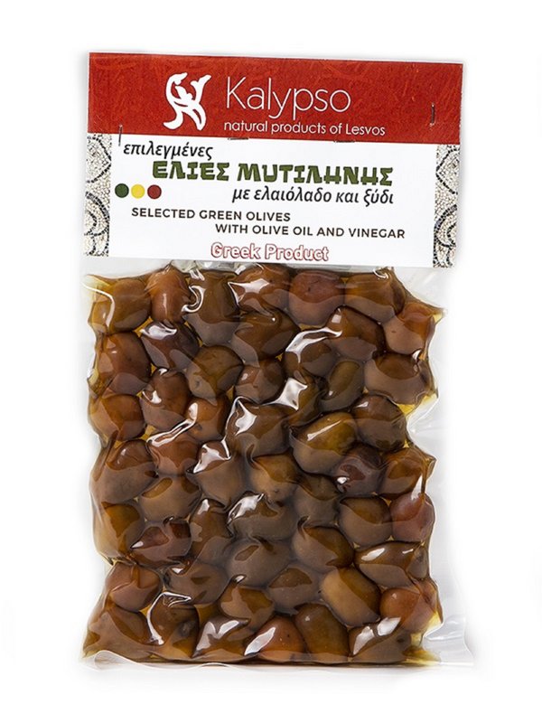 Selected Green Olives from Lesvos Island