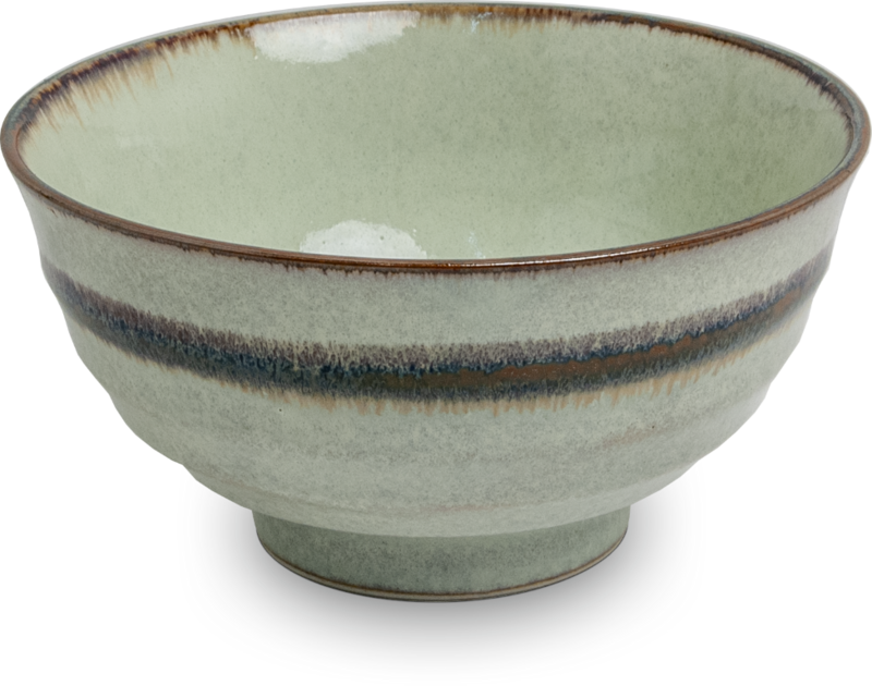 Edo Wasabi Bowl 17x8,7cm, porcelain, Japan