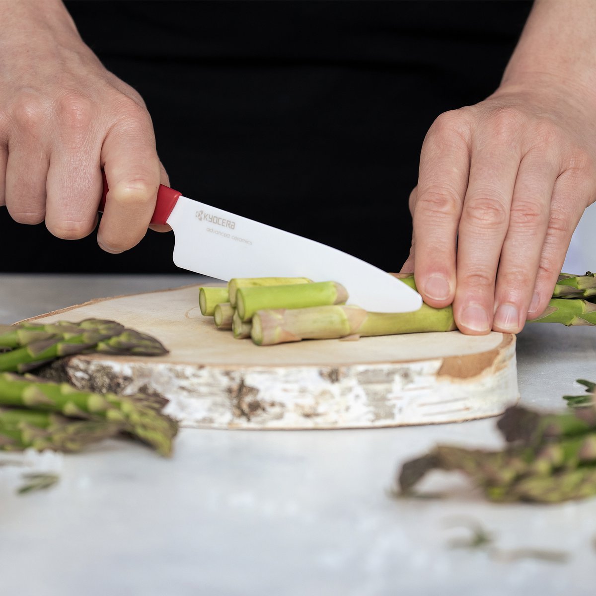 RED GEN ceramic cutting knife, blade: 13 cm