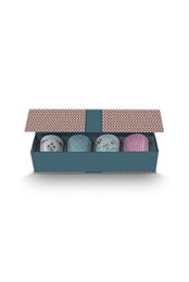 Giftset Mugs without Ear Oriental Flower Festival Blue 230ml