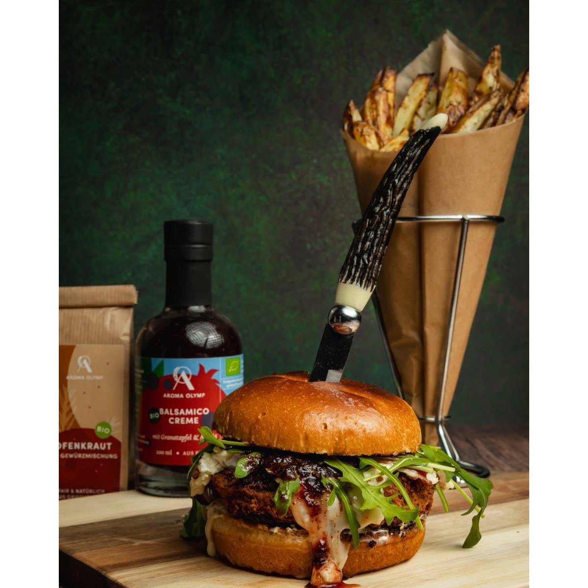 Bio Balsamico Creme mit Granatapfel & Aroniabeeren