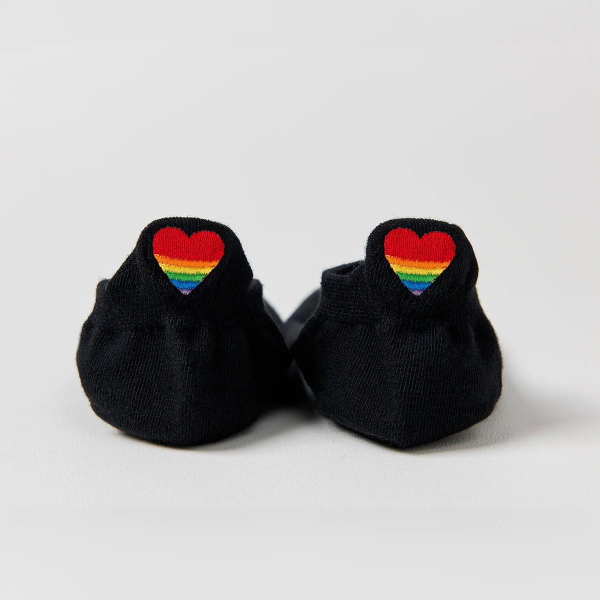 Calcetines con lengua de corazón arcoíris para mujer I 35-41