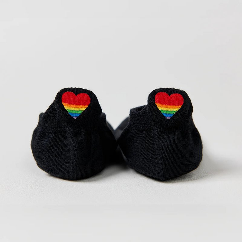 Calzini con linguetta a cuore arcobaleno da donna I 35-41