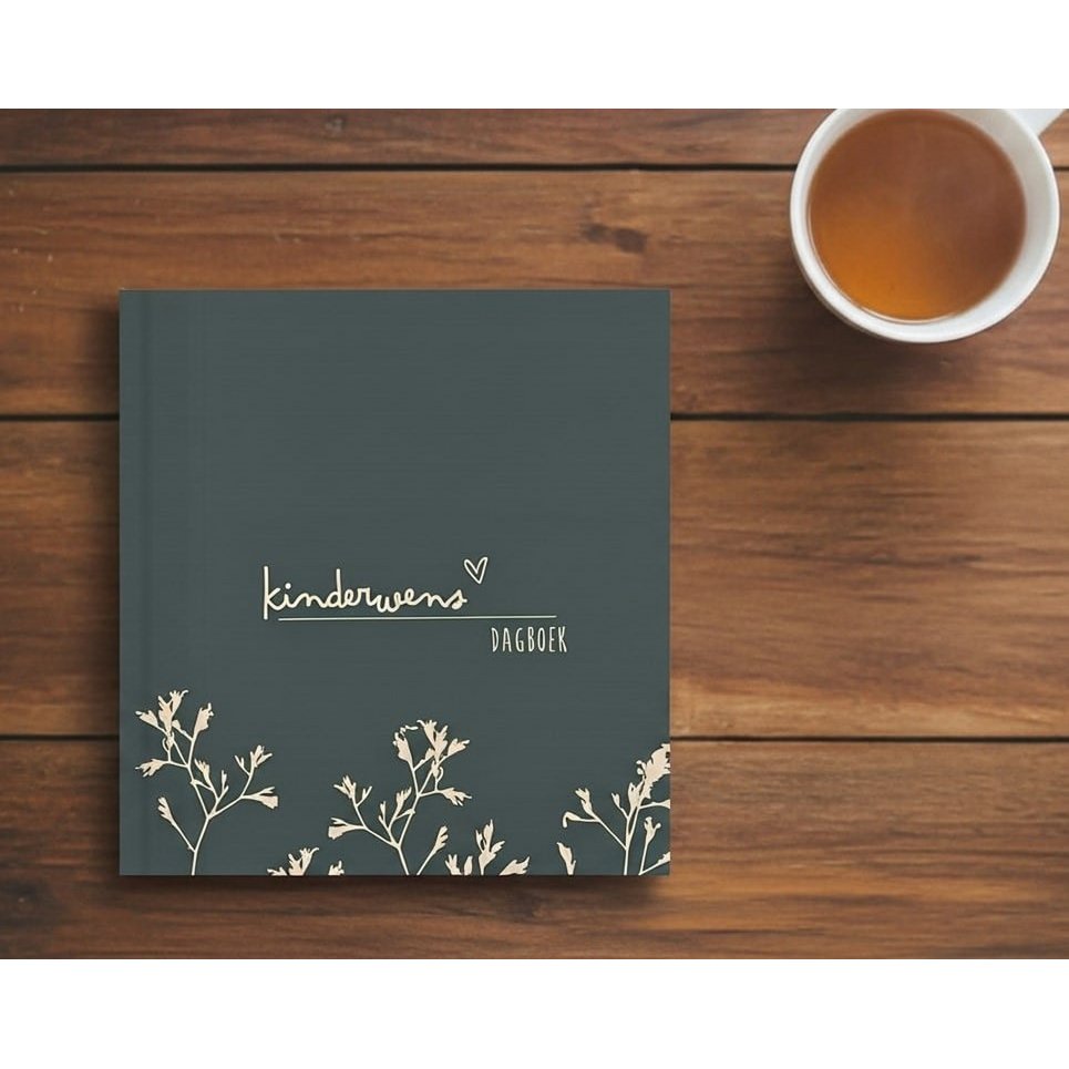 Kinderwens boek | IVF dagboek - linnen cover