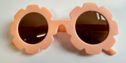 sunglasses kids flower pink x 3pcs.