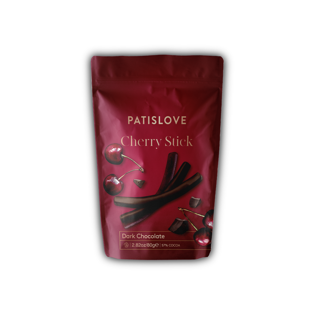 Kersenstick pure chocolade, 80 g