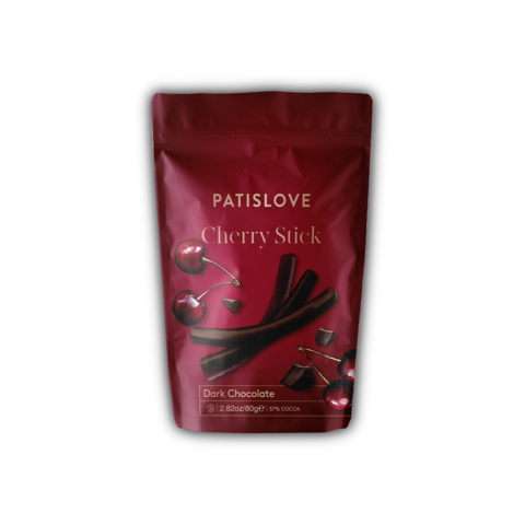 Kersenstick pure chocolade, 80 g