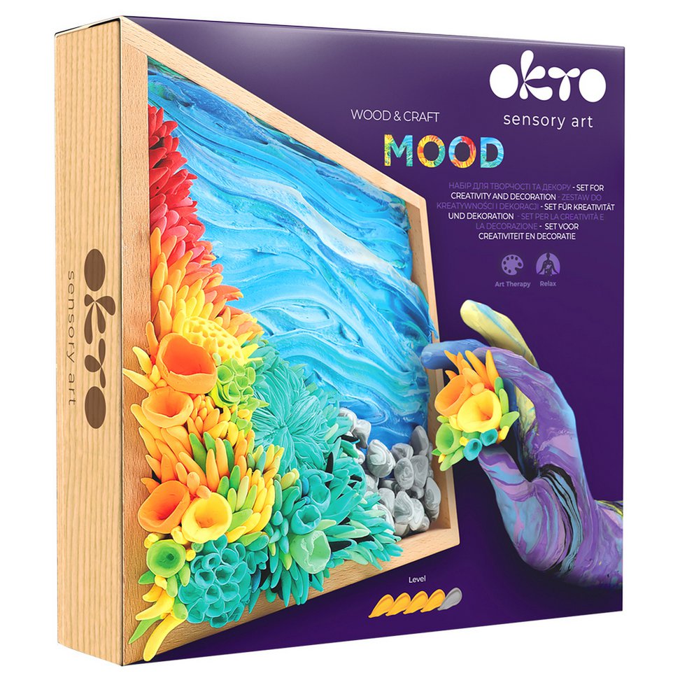 Okto Sensory Art Wood En Craft - Mood - Kalme Zee