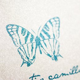 Etiqueta de regalo mariposas del mundo no. 02